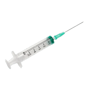 Injectienaald met spuit – 10 stuks